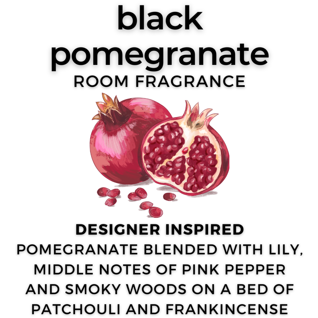 NEW - BLACK POMEGRANATE Room Fragrance (Jo M dupe)