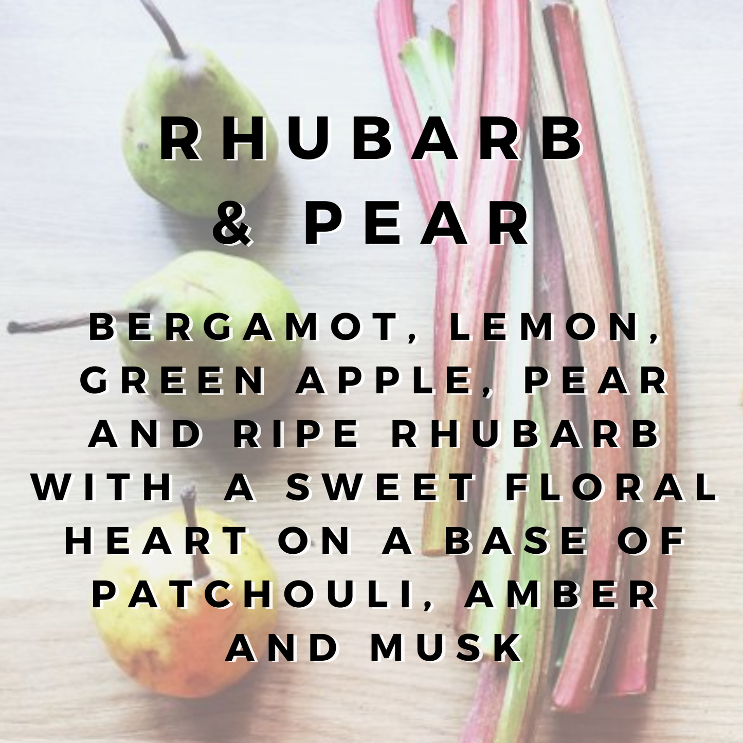 Rhubarb & Pear Wax Melt Bar