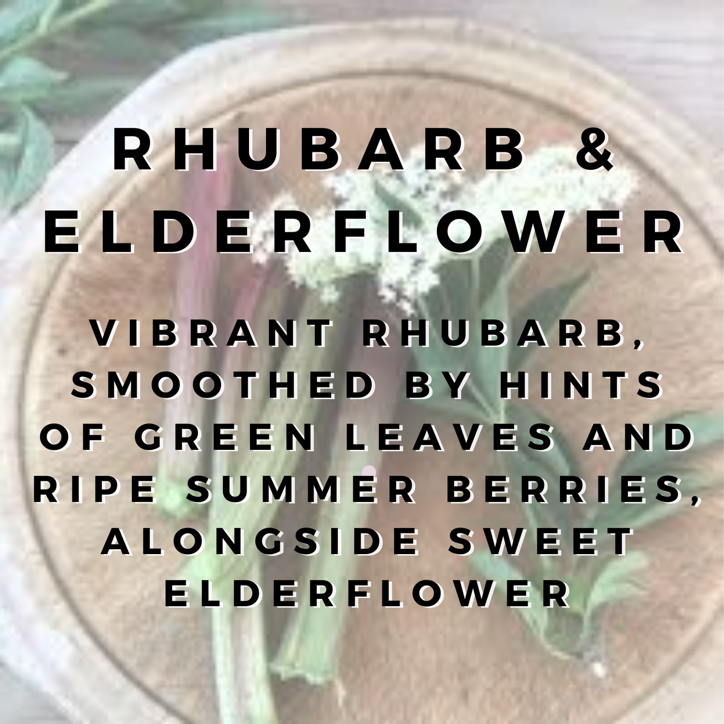 Rhubarb & Elderflower Wax Melt Bar