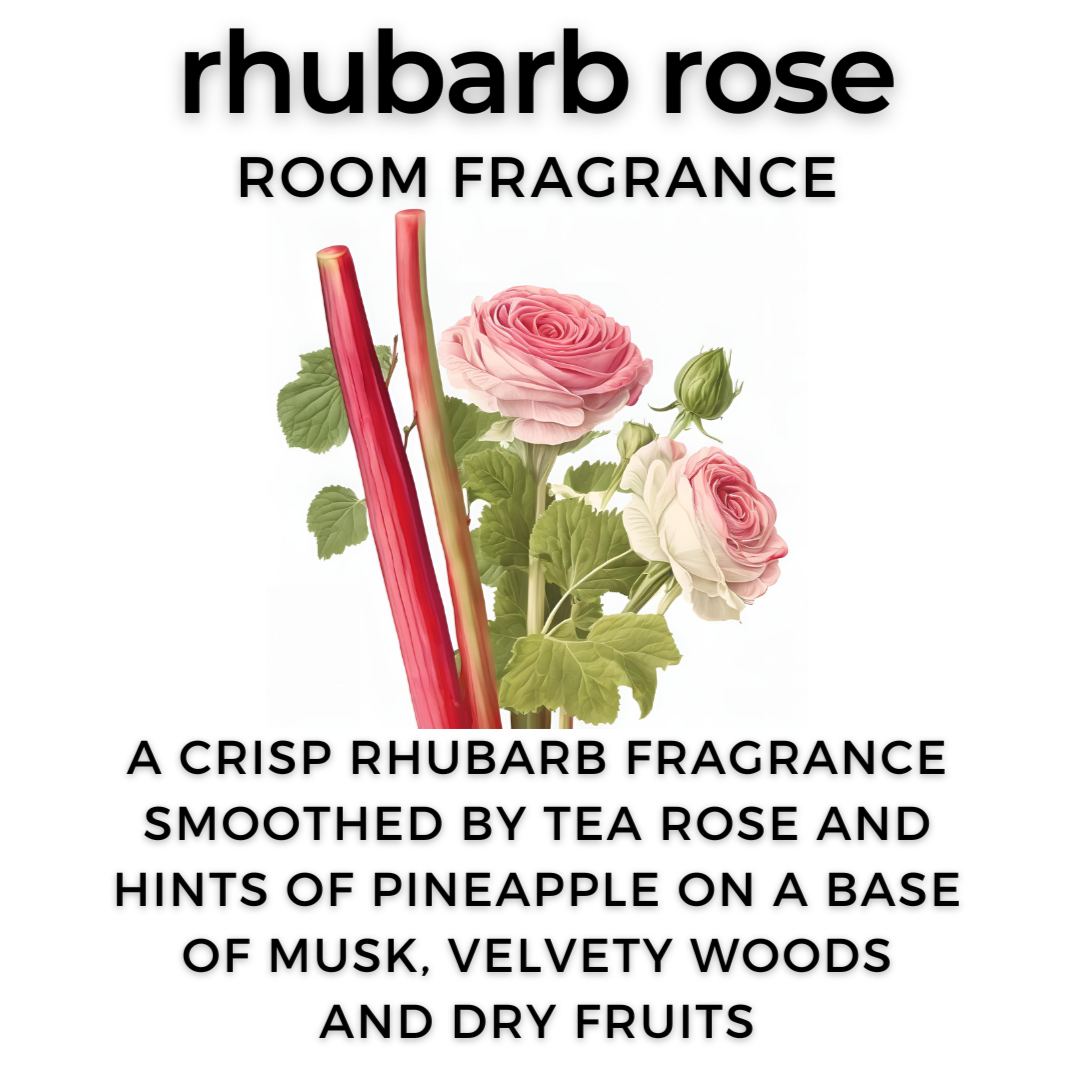 NEW - RHUBARB ROSE Room Fragrance