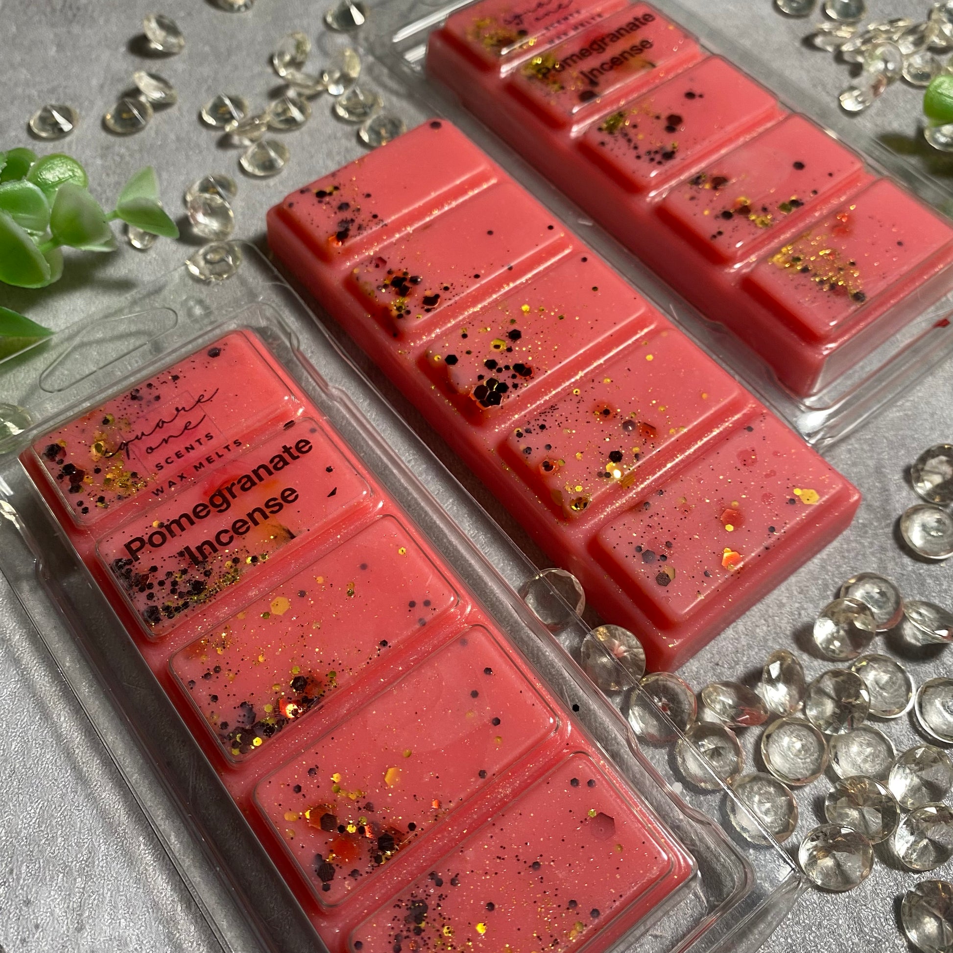 Pomegranate & Incense Wax Bar Square One Scents Wax Melts and Home