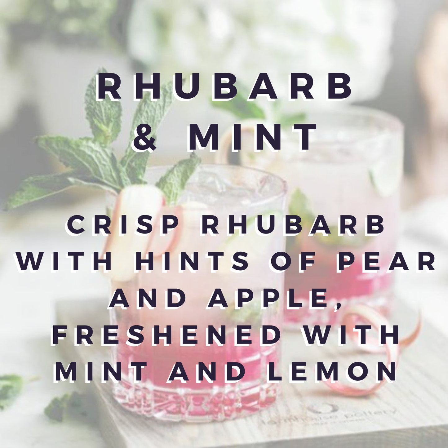 Rhubarb & Mint Wax Bar