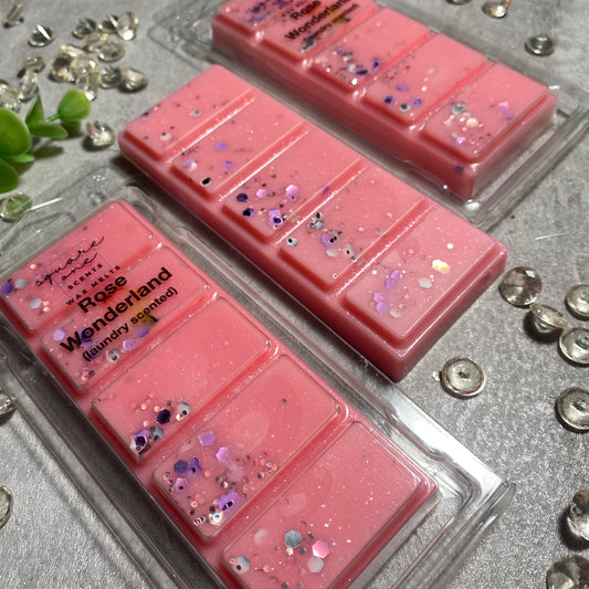 Rose Wonderland Wax Bar (laundry scented)