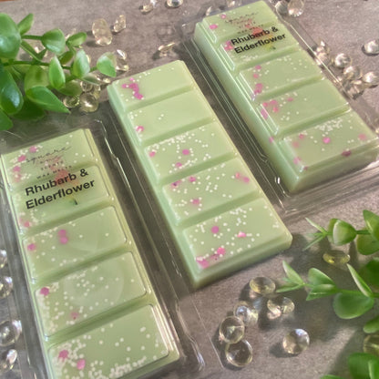 Rhubarb & Elderflower Wax Melt Bar