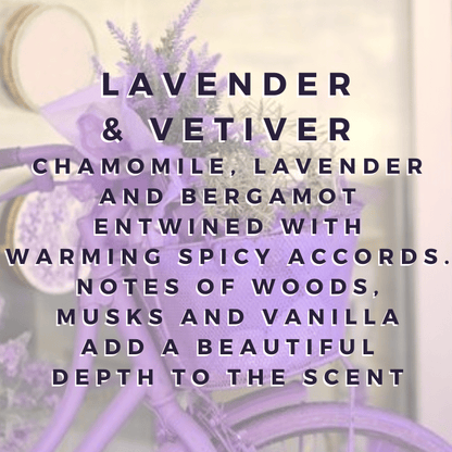Lavender & Vetiver Wax Bar