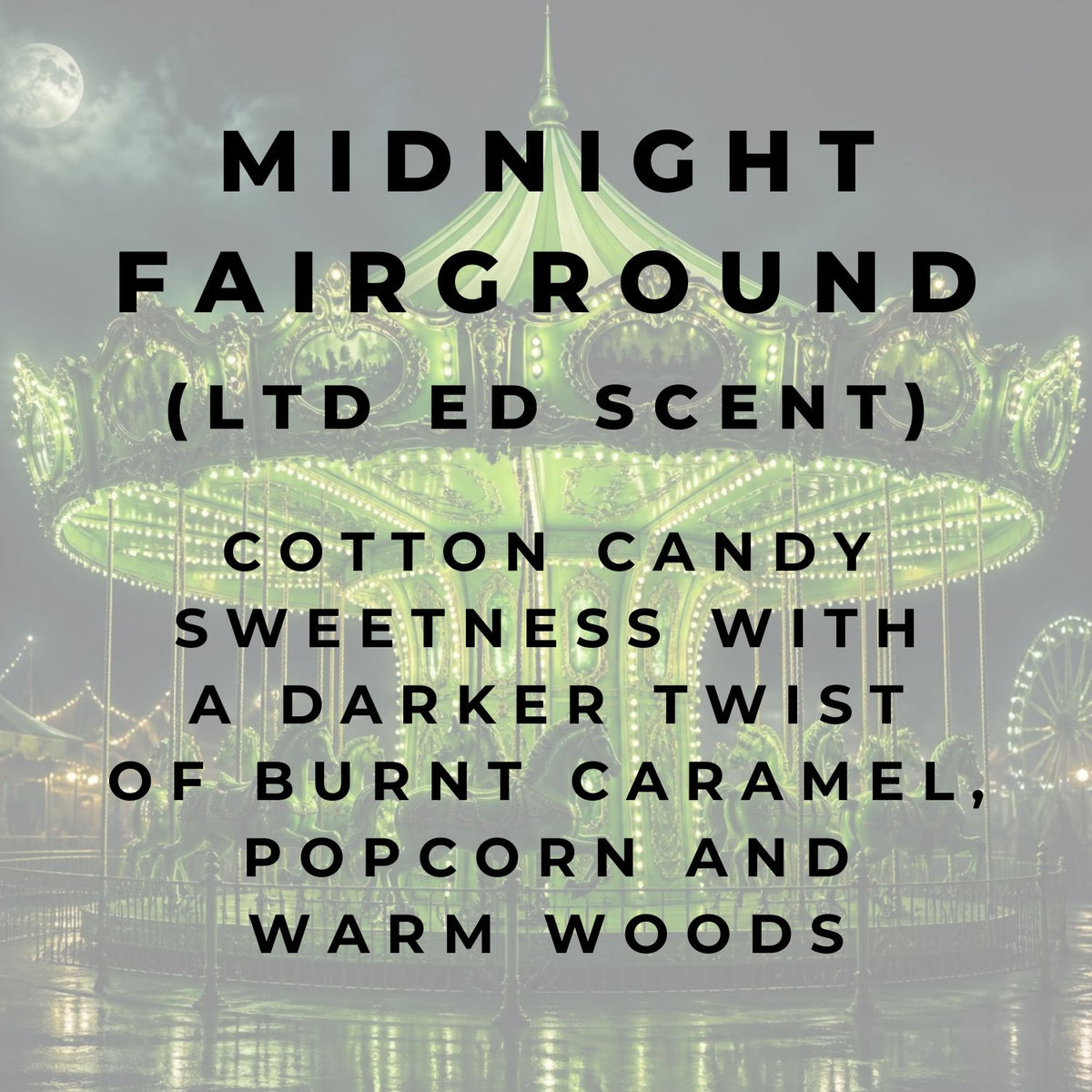 NEW Midnight Fairground Wax Melt Bar LTD ED