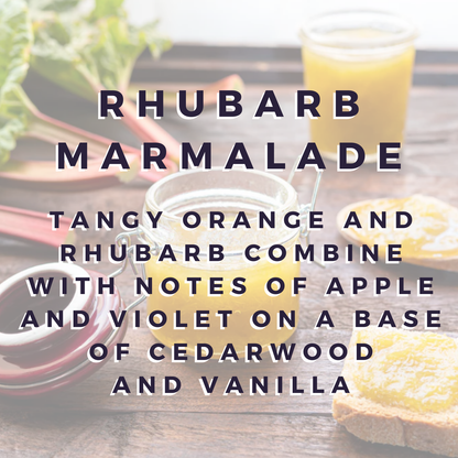 Rhubarb Marmalade Wax Bar