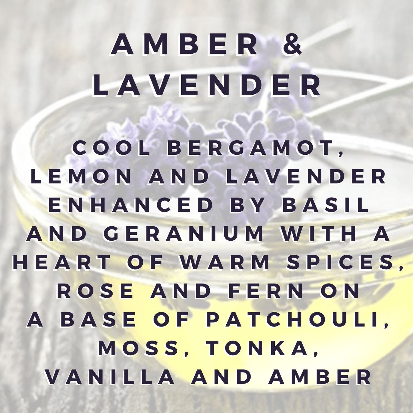 Amber & Lavender Wax Bar
