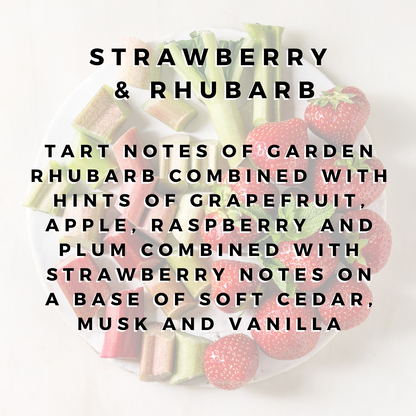 Strawberry & Rhubarb Wax Bar