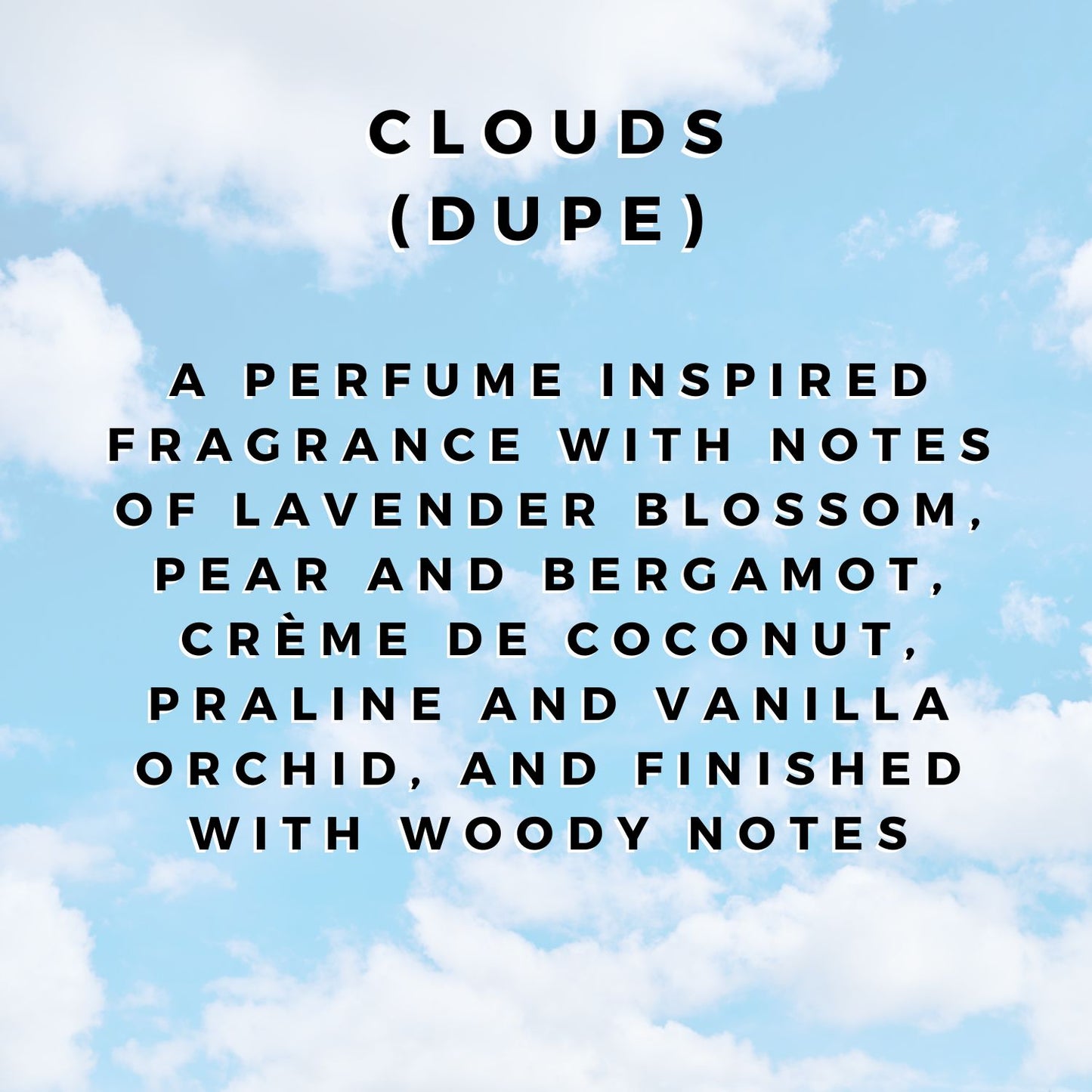 Clouds Wax Bar (perfume dupe)