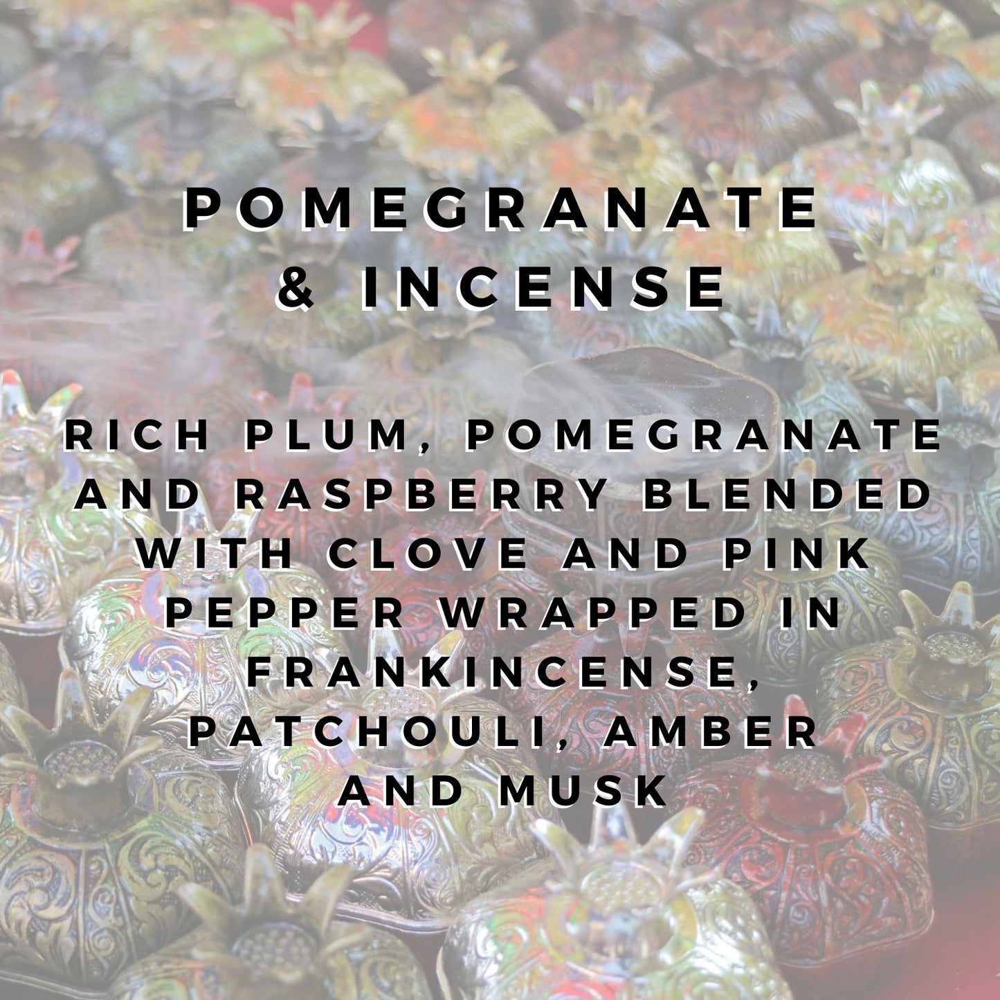 Pomegranate Incense Wax Bar