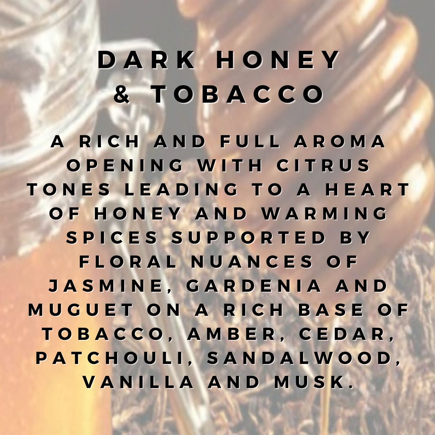 Dark Honey & Tobacco Wax Melt Bar